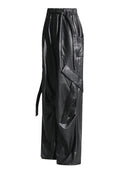 Cargo Broek Dames Leer