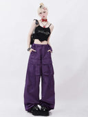 Cargo Broek Dames Paars