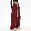 Cargo Broek Dames Rood