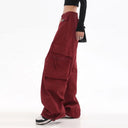 Cargo Broek Dames Rood