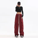 Cargo Broek Dames Rood
