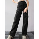 Cargo Broek Dames Zwart