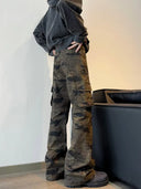 Cargo Flared Jeans Heren