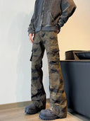 Cargo Flared Jeans Heren