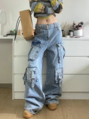 Cargo Jeans Broek Dames