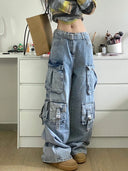 Cargo Jeans Broek Dames
