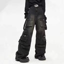 Cargo Jeans Dames Denim
