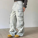 Cargo Jeans Dames Wide Leg
