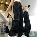 Cargo Jeans Dames Zwart