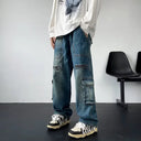 Cargo Jeans Donkerblauw