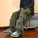 Cargo Jeans Heren Groen