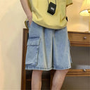 Denim Cargo Short Heren