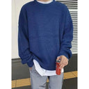 Donkerblauwe Oversized Trui