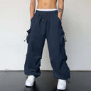 Donkerblauwe Parachute Broek