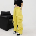 Gele Parachute Broek