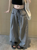 Geruite Wijde Broek Dames