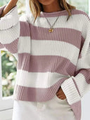 Gestreepte Oversized Trui