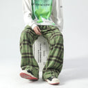 Groen Geruite Broek Heren