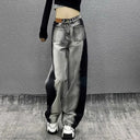Loose Fit Jeans Dames Zwart