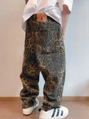 Luipaard Print Broek Heren