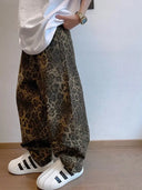 Luipaard Print Broek Heren