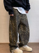 Luipaard Print Broek Heren