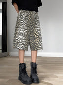 Luipaard Print Short