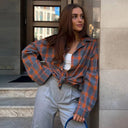 Oranje Blouse Dames Oversized