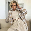 Oversized Blouse Dames Gestreept