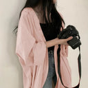 Oversized Blouse Dames Roze