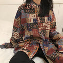 Oversized Bruine Blouse