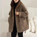 Oversized Fleece Jas Dames