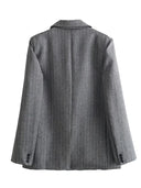 Oversized Geruite Blazer Dames