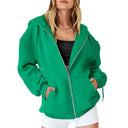 Oversized Hoodie Dames Groen