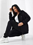 Oversized Hoodie Dames Zwart