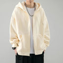 Oversized Hoodie Heren Beige