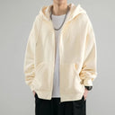 Oversized Hoodie Heren Beige