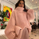 Oversized Knitted Sweater Dames