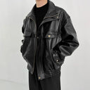 Oversized Leren Vest