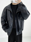 Oversized Leren Vest