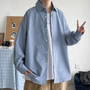 Oversized Lichtblauwe Blouse