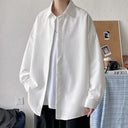 Oversized Overhemd Heren Wit