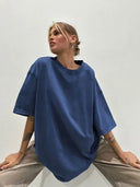 Oversized Shirt Dames Katoen