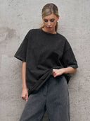 Oversized Shirt Dames Katoen