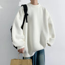 Oversized Sweater Heren Wit