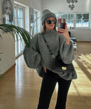 Oversized Trui Dames Grijs