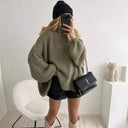 Oversized Trui Dames Groen