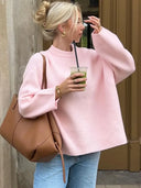 Oversized Trui Dames Roze