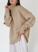 Oversized Trui Dames Camel