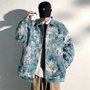 Oversized Vest Heren Blauw